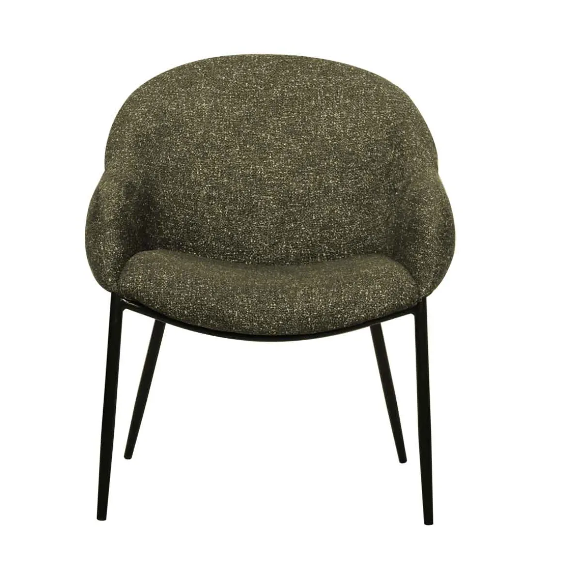 Sillón PRIENE de tejido verde