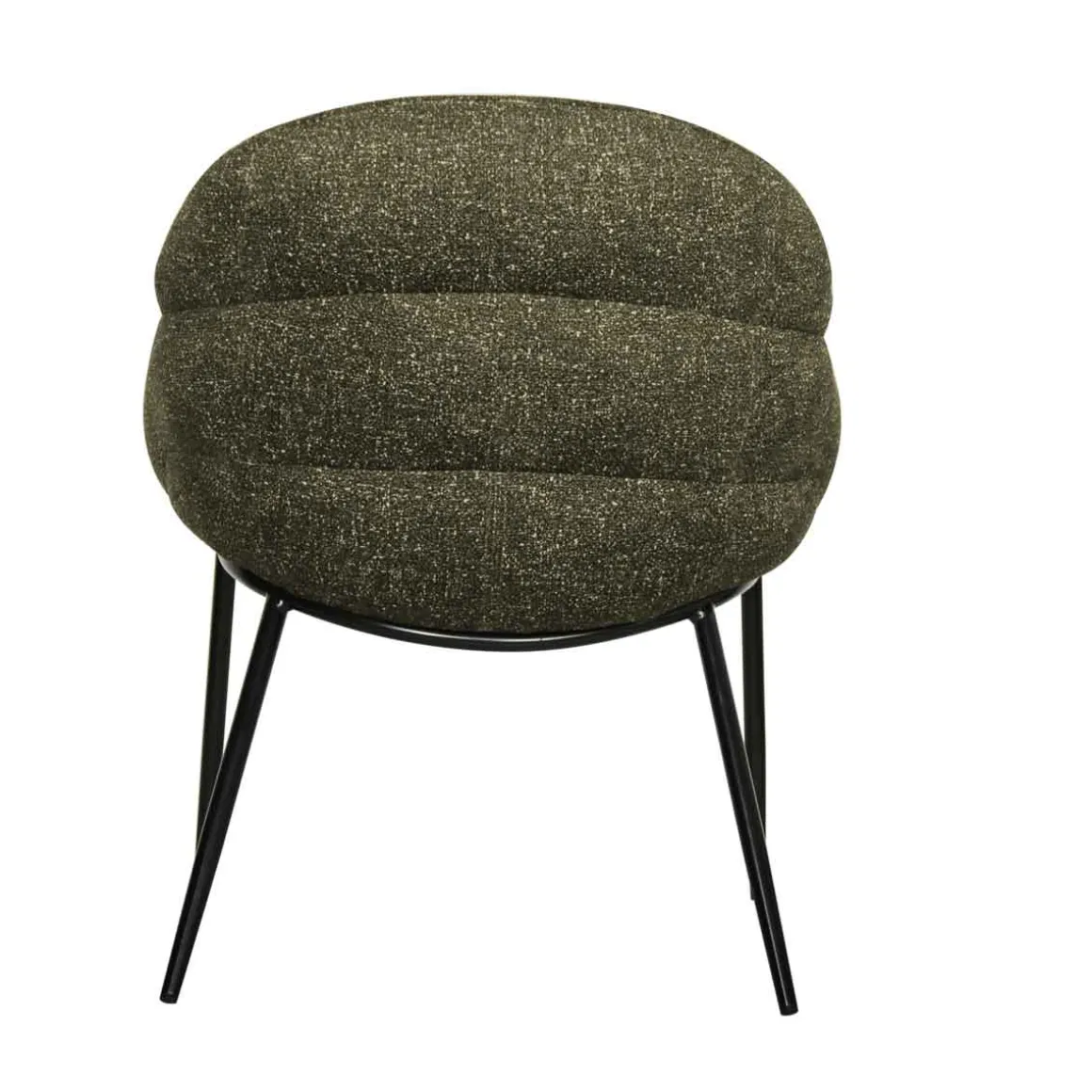 Sillón PRIENE de tejido verde