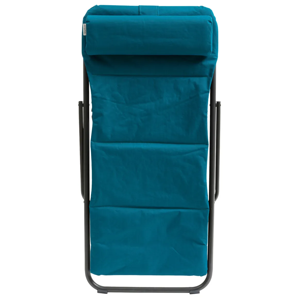 Sillón relax JUBBA azul canard y gris grafito