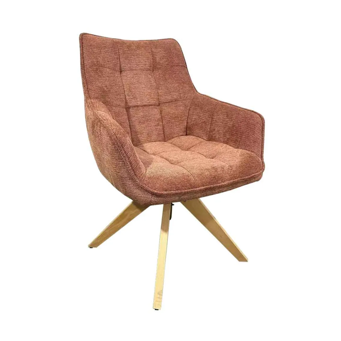 Sillón RODES de tejido terracota