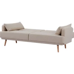 Sofa cama JACK beige de tejido