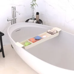 Soporte de bañera beige 55cm