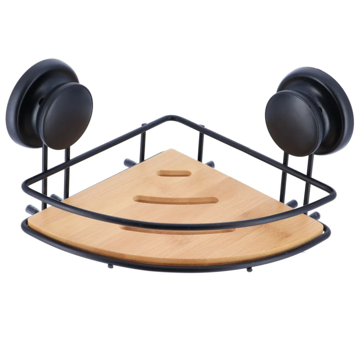 Soporte De Esquina C/Ventosas Metálicas