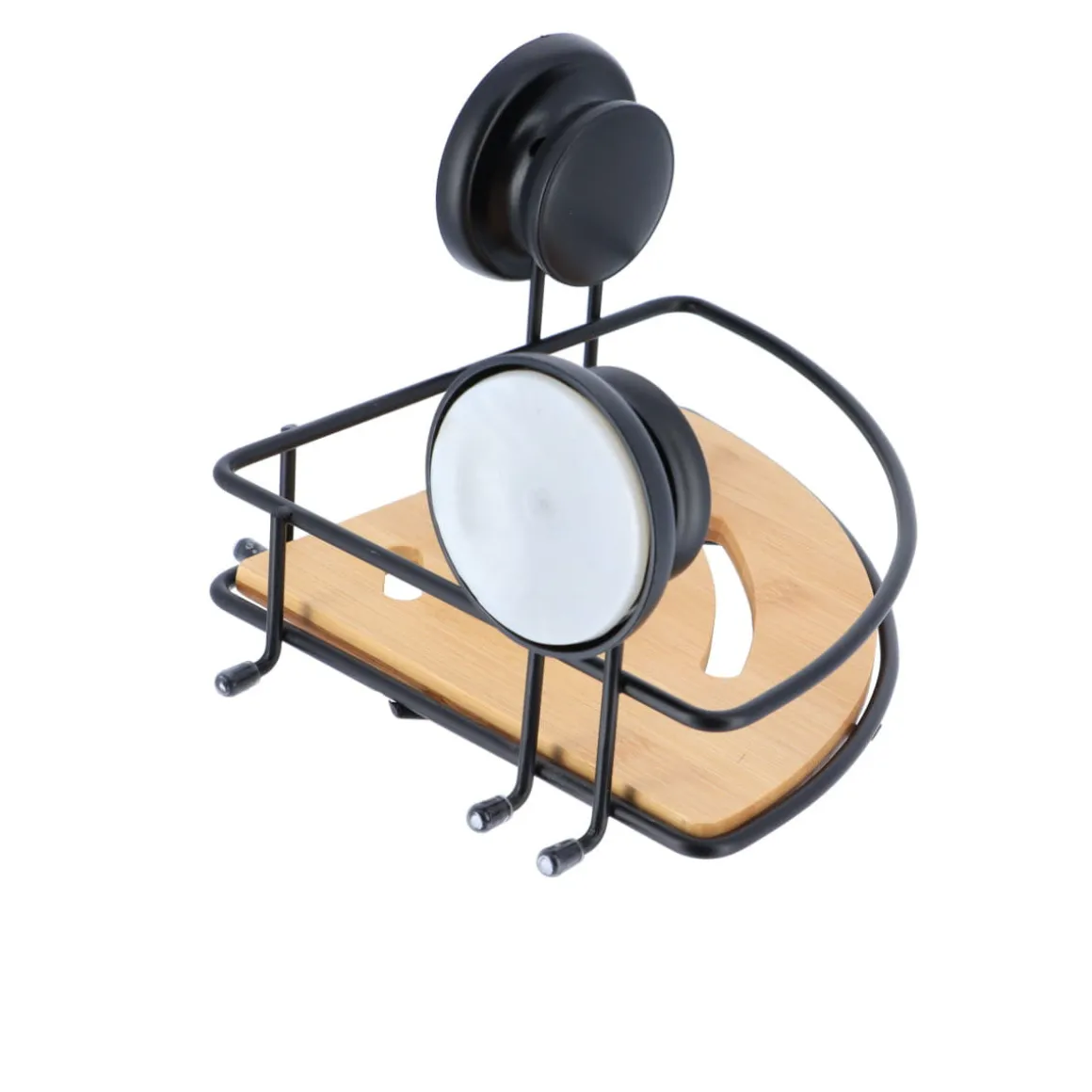 Soporte De Esquina C/Ventosas Metálicas