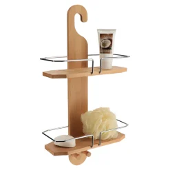 Soporte Metálico De Bambú C/2 Niveles