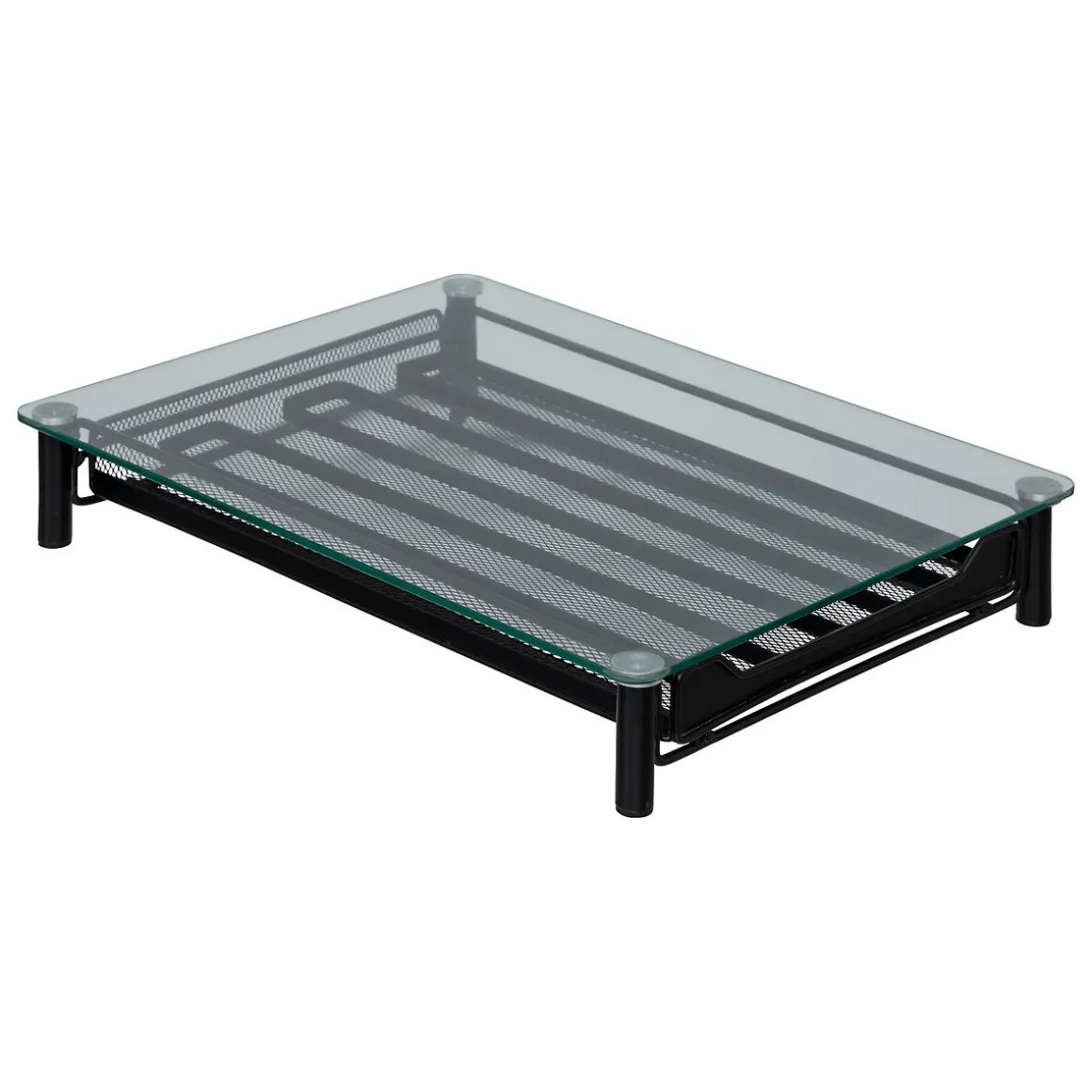 Soporte metálico negro para 60 cápsulas de café