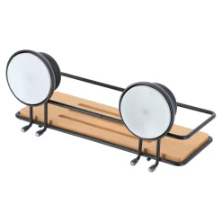 Soporte Metálico Rectangular C/Ventosas