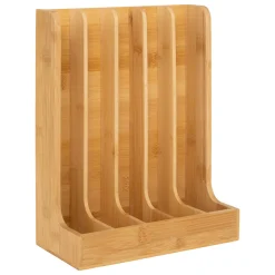 Soporte para 70 cápsulas de café beige de bambú