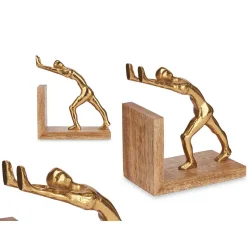 Soporte Para Libros Dorado