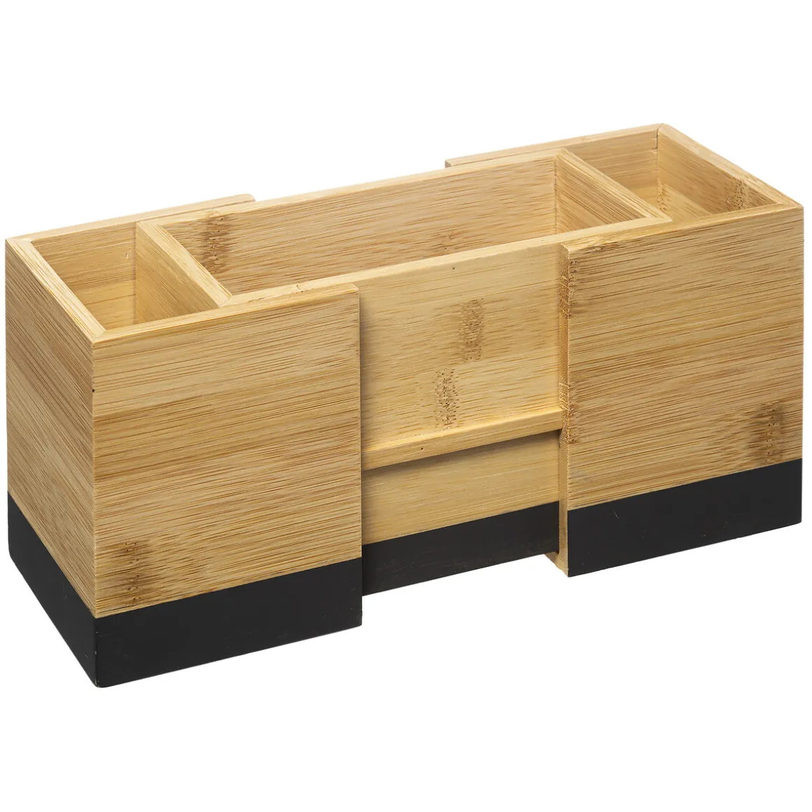 Soporte P/Cubiertos Extensible Bambú