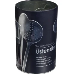 Soporte P/Cubiertos Metálico C/Diseño