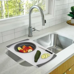 Tabla De Cocina Con Recipiente Plegable