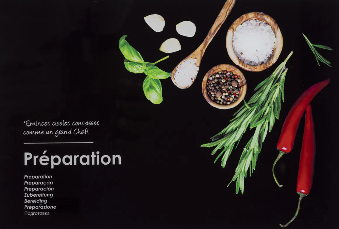 Tabla De Cocina Vidrio Negro 30x20Cm