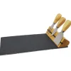 Tabla de quesos c/3 cuchillos 16x32cm