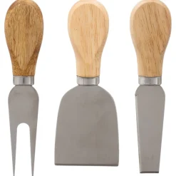 Tabla de quesos c/3 cuchillos 16x32cm