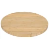 Tabla giratoria beige de bambú 35cm