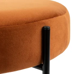 Taburete Arty Ámbar De Terciopelo