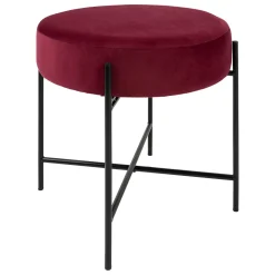 Taburete Arty Violeta De Terciopelo