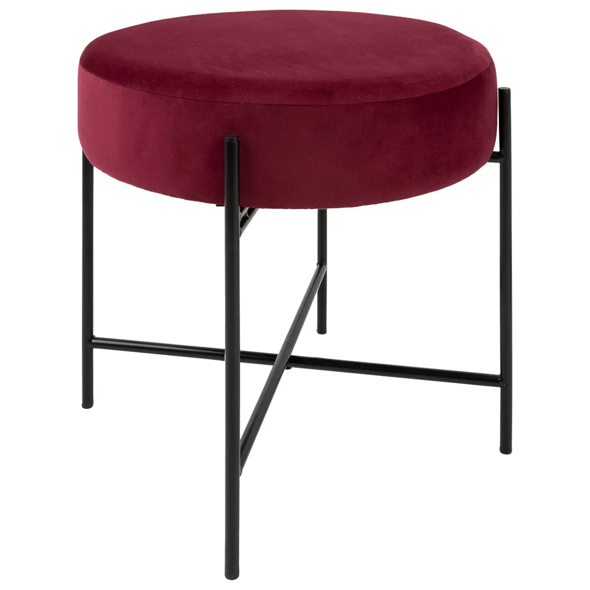 Taburete Arty Violeta De Terciopelo