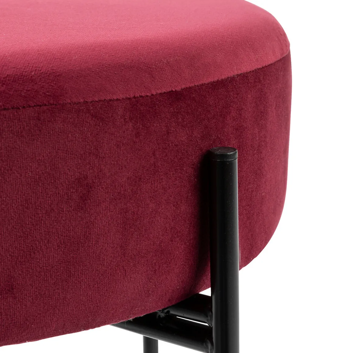 Taburete Arty Violeta De Terciopelo