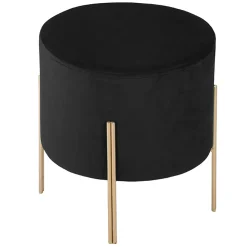 Taburete Blush Liv De Terciopelo 34x40Cm