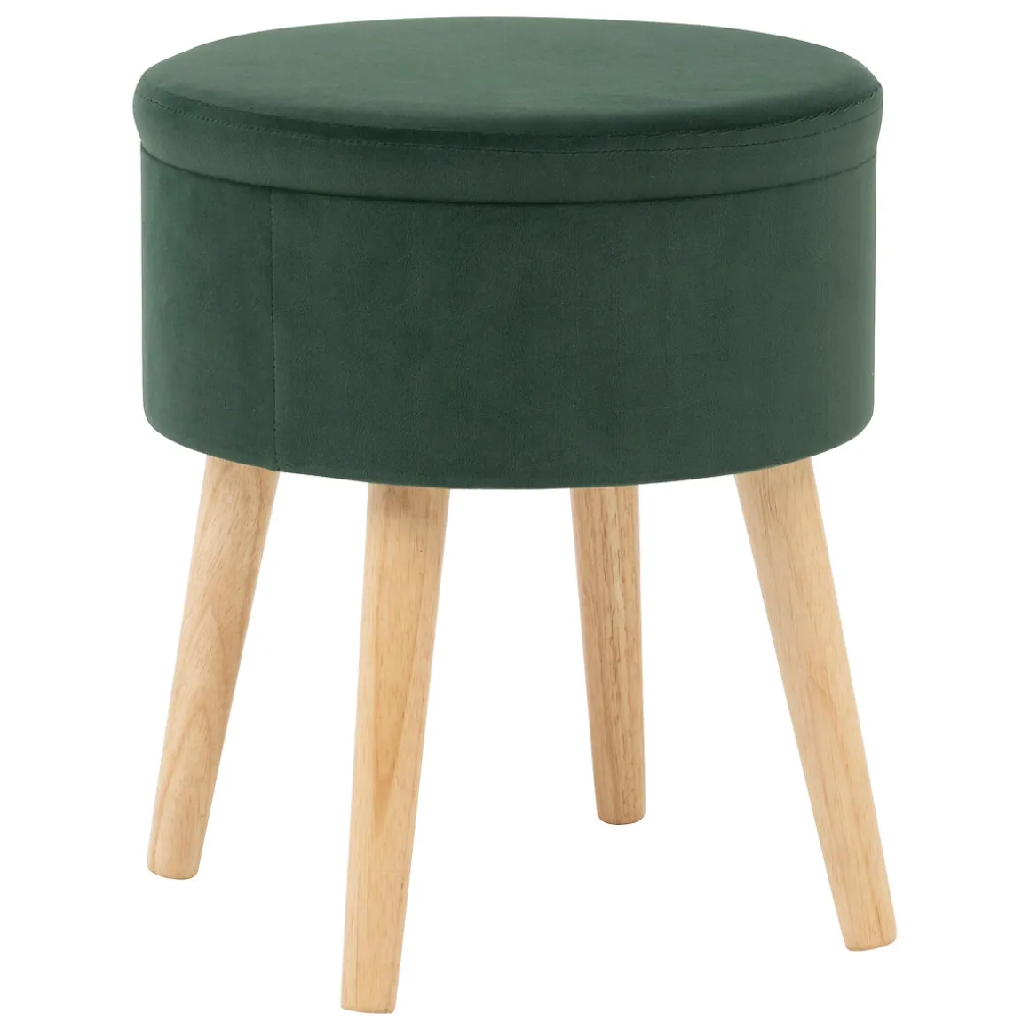 Taburete Con Almacenaje Verde