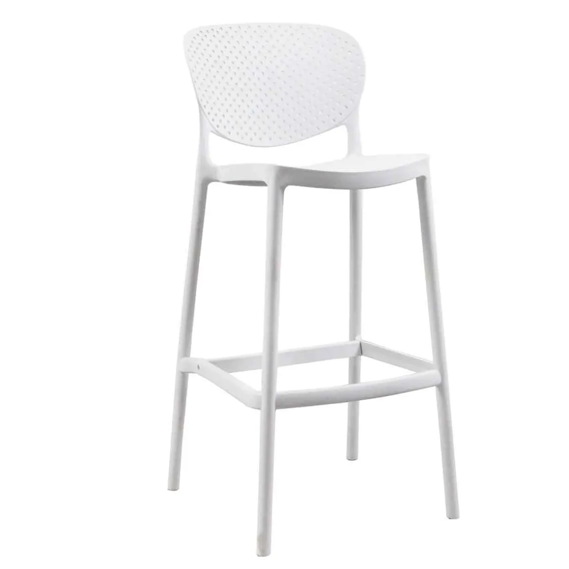 Taburete De Bar Alicia Blanco