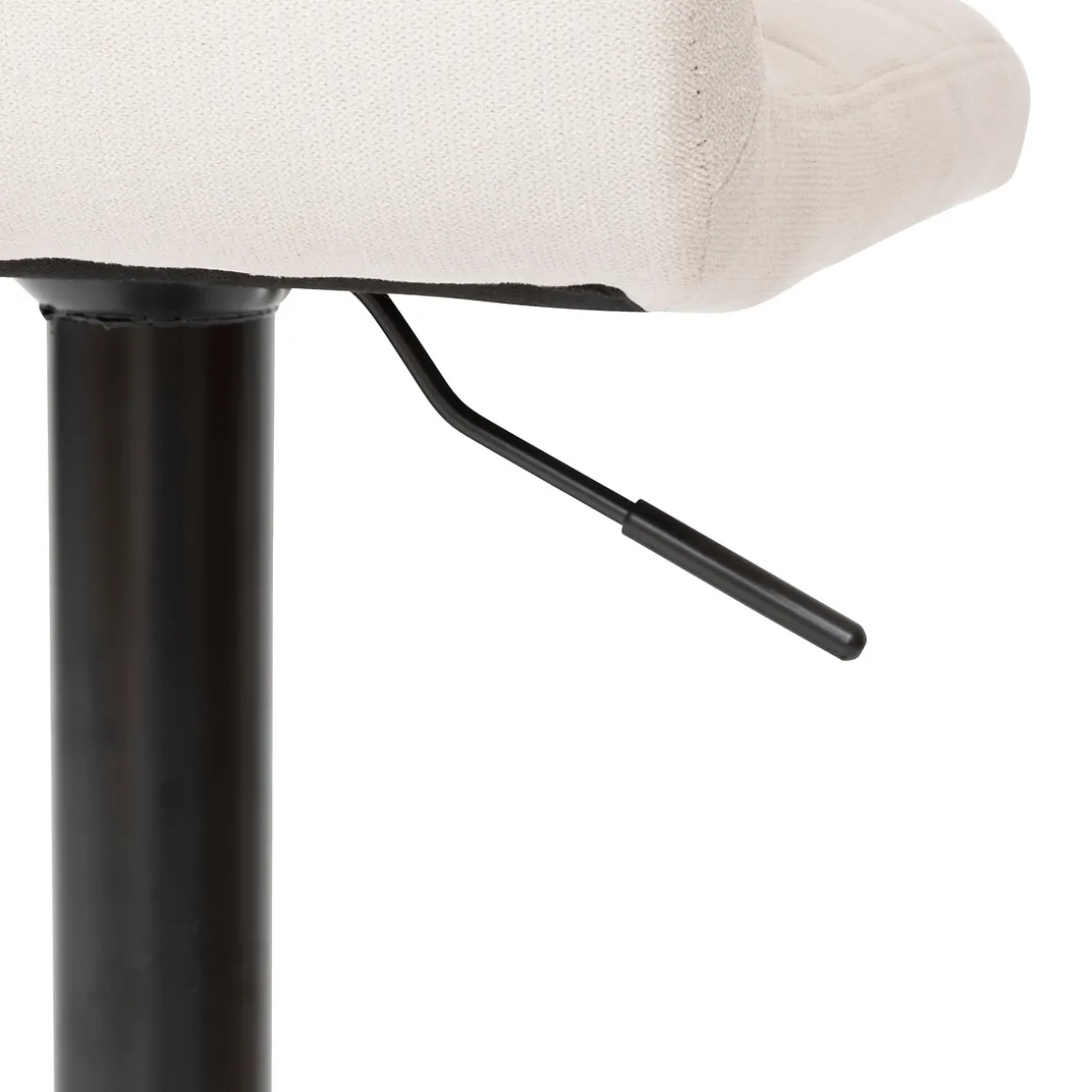 Taburete de bar DELEK ajustable beige