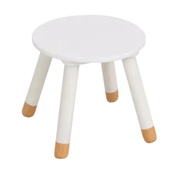 Taburete Douceur Blanco Mdf 24x26.5x24Cm