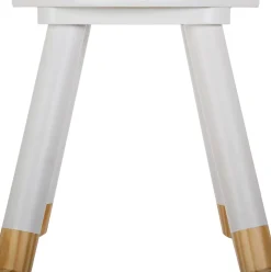 Taburete Douceur Blanco Mdf 24x26.5x24Cm