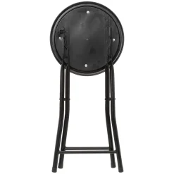 Taburete Plegable Tapizado Terciopelo