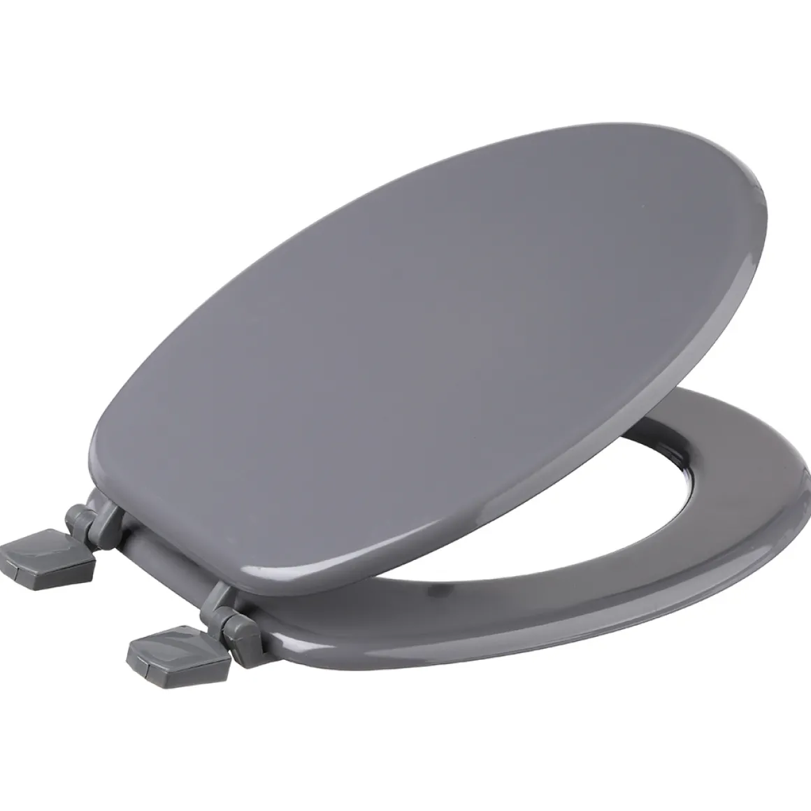 Tapa De Inodoro De Madera Luxe Gris