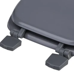 Tapa De Inodoro De Madera Luxe Gris