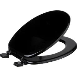 Tapa De Inodoro De Madera Luxe Negra