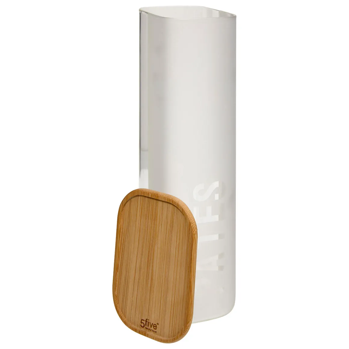 Tarro de pasta de vidrio y bambú 2,25L