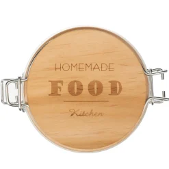 Tarro De Vidrio C/Tapa Hermética 1L