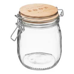 Tarro De Vidrio C/Tapa Hermética 0.75L