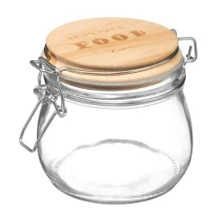 Tarro De Vidrio C/Tapa Hermética 0.5L