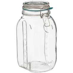Tarro De Vidrio Tapa Hermética 2L