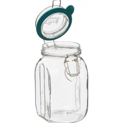 Tarro De Vidrio Tapa Hermética 1L