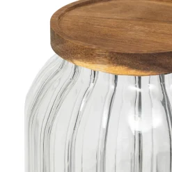 Tarro HARMONY con tapa de madera de acacia 3L
