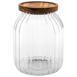 Tarro HARMONY con tapa madera acacia 2L