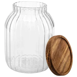 Tarro HARMONY con tapa madera acacia 2L