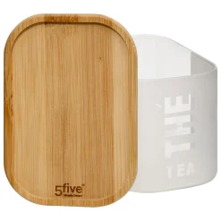 Tarro para té de vidrio y bambú 0.72L