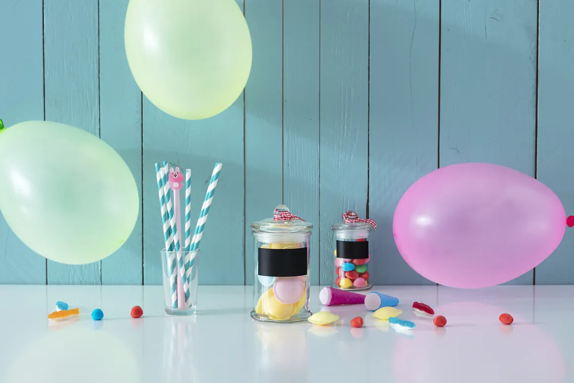 Tarro Vidrio C/Etiqueta De Pizarrón