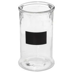 Tarro Vidrio C/Etiqueta Pizarrón 1.6L