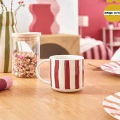 Taza CHERI multicolor de porcelana 34cl