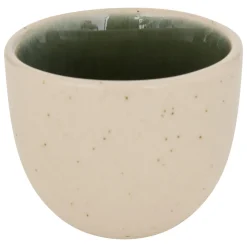Taza de café WONJA verde de porcelana 10cl