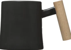 Taza De Fayenza Tribecart Negra 37Cl