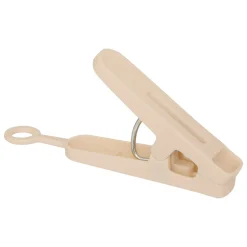 Tendedero con pinzas beige